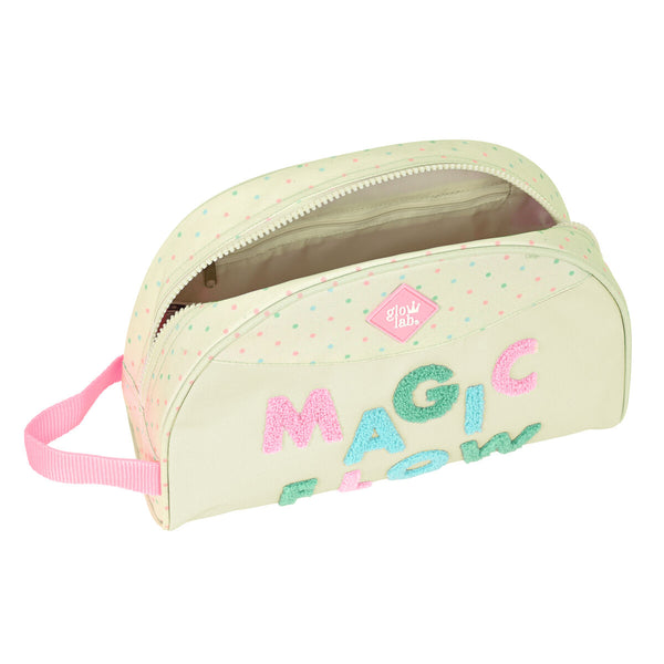 Necessaire per la Scuola Glow Lab Magic flow Beige (28 x 18 x 10 cm)