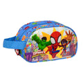 Necessaire per la Scuola Spiderman Team up Azzurro (26 x 15 x 12 cm)