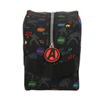 Necessaire per la Scuola The Avengers Super heroes Nero (26 x 15 x 12 cm)