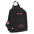 Zaino Casual Kappa Black and pink Nero 13 L