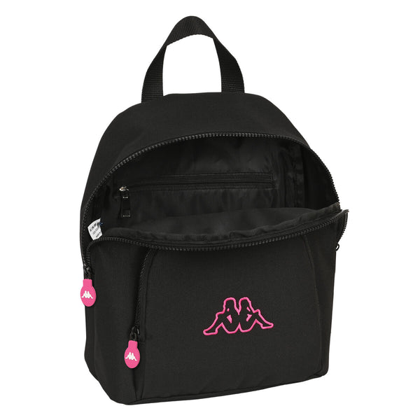 Zaino Casual Kappa Black and pink Nero 13 L