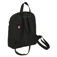 Zaino Casual Kappa Black and pink Nero 13 L