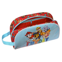 Kulturbeutel für die Schule The Paw Patrol Funday Rot Hellblau (26 x 16 x 9 cm)