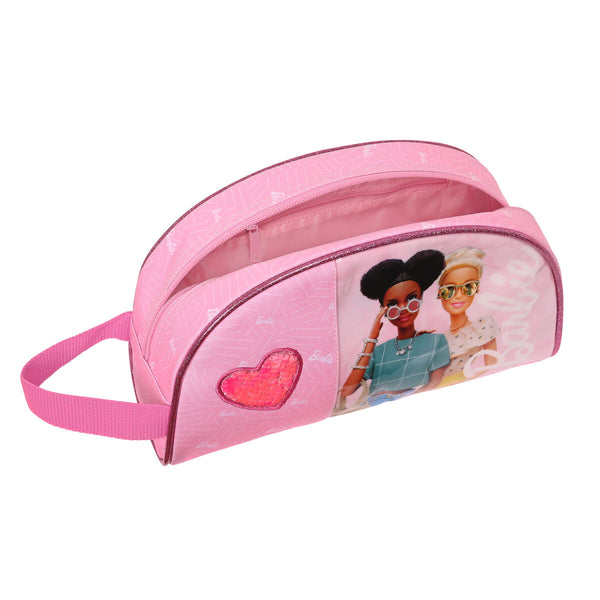 Necessaire per la Scuola Barbie Girl Rosa (26 x 16 x 9 cm)