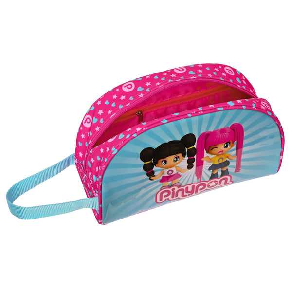 Necessaire da Viaggio Pinypon Azzurro Rosa Poliestere 300D 26 x 16 x 9 cm