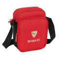 Borsa a Tracolla Sevilla Fútbol Club Nero Rosso 16 x 22 x 6 cm