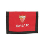 Portafogli Sevilla Fútbol Club Nero Rosso 12.5 x 9.5 x 1 cm