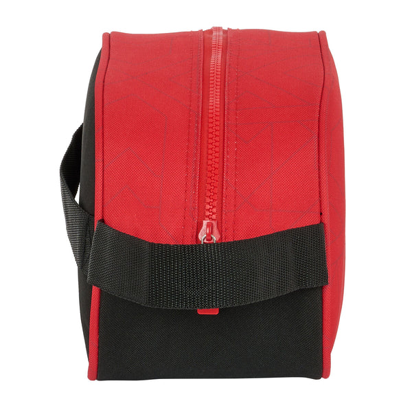 Necessaire da Viaggio Sevilla Fútbol Club Nero Rosso Poliestere 600D 26 x 15 x 12 cm