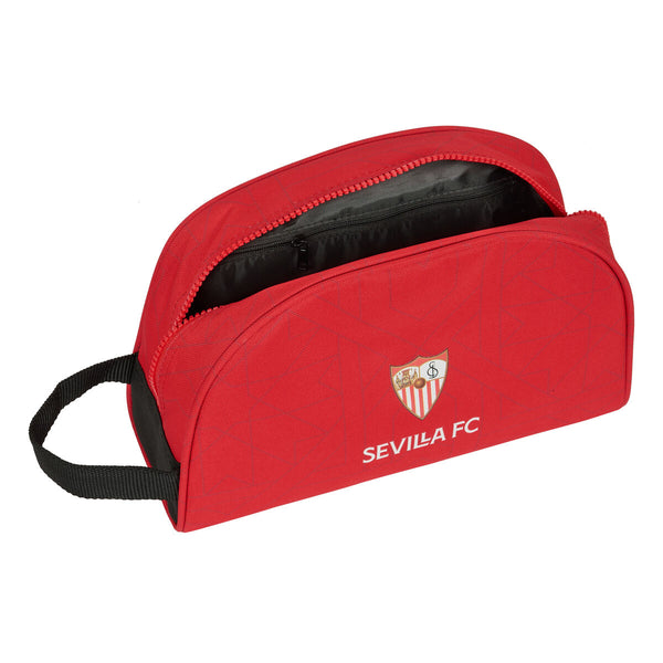 Necessaire da Viaggio Sevilla Fútbol Club Nero Rosso Poliestere 600D 28 x 18 x 10 cm