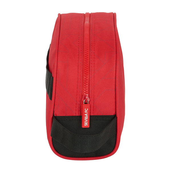 Necessaire da Viaggio Sevilla Fútbol Club Nero Rosso Poliestere 600D 28 x 18 x 10 cm