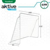 Rete da Calcio Aktive 182 x 91 x 122 cm