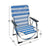 Sedia Pieghevole Colorbaby 55 x 35 x 72 cm Bianco Blu Marino