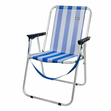 Gepolsterte Campingstuhl Colorbaby Matrose 44 x 45 x 76 cm Weiß Marineblau