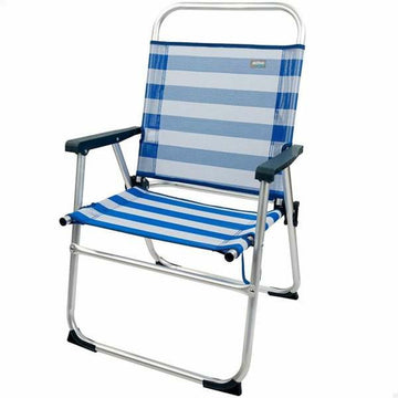 Gepolsterte Campingstuhl Colorbaby Matrose 56 x 50 x 88 cm Weiß Marineblau