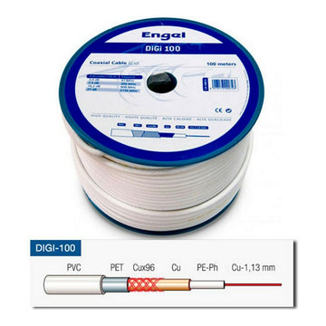 Koaxial-TV-Antennenkabel Engel 100 m Double