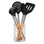 Set di Utensili da Cucina Quid Baobab Plastica (12,5 x 12,5 x 36 cm) (6 pcs)