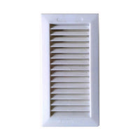 Griglia Fepre Da incasso Bianco ABS (13,3 x 26 cm)