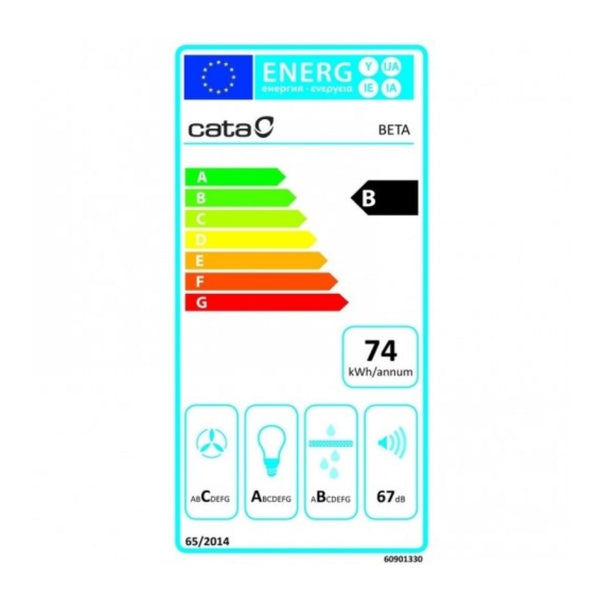 Cappa Classica Cata 2093303 70 cm 790 m3/h 69 dB 240W Acciaio