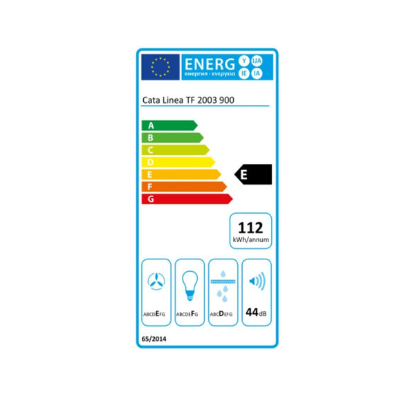 Konventioneller Rauchfang Cata 2094305 90 cm 340 m3/h 45,5 dB 100W Silberfarben Stahl E