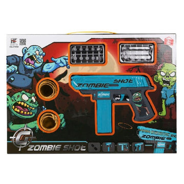 Playset Zombie Shot Pistola a Freccette Azzurro 43 x 30 cm (43 x 30 cm)