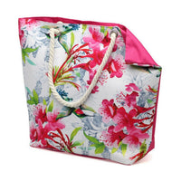 Borsa da Mare 55,5 x 39 cm Rosa Fiori 44 x 37 x 11 cm