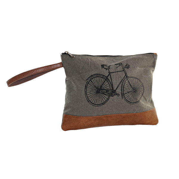 Necessaire DKD Home Decor Marrone Grigio Bicicletta Loft 28 x 3 x 21 cm