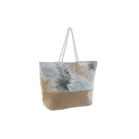 Borsa da Mare DKD Home Decor Marrone Verde Beige 60 x 16 x 42 cm