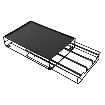 Organizer für Kaffeekapseln DKD Home Decor 21 x 31 x 7,5 cm Schwarz Metall