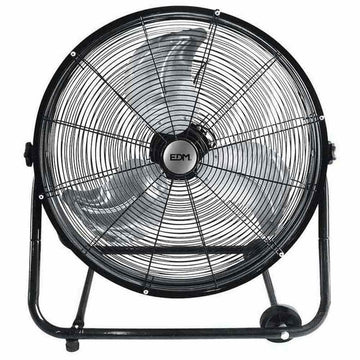 Ventilatore da Terra EDM Con ruote Nero 180 W Ø 60 x 70 cm