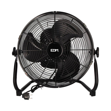 Ventilatore da Terra EDM industriale Ø 45 x 55 cm Nero 70 W