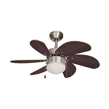 Ventilatore da Soffitto con Luce EDM Aral Wengue 50 W