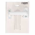 A manovella EDM 6801 Chiusura a scatto Bianco Alluminio Destra