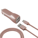 Caricabatterie per Auto KSIX USB Metallizzato