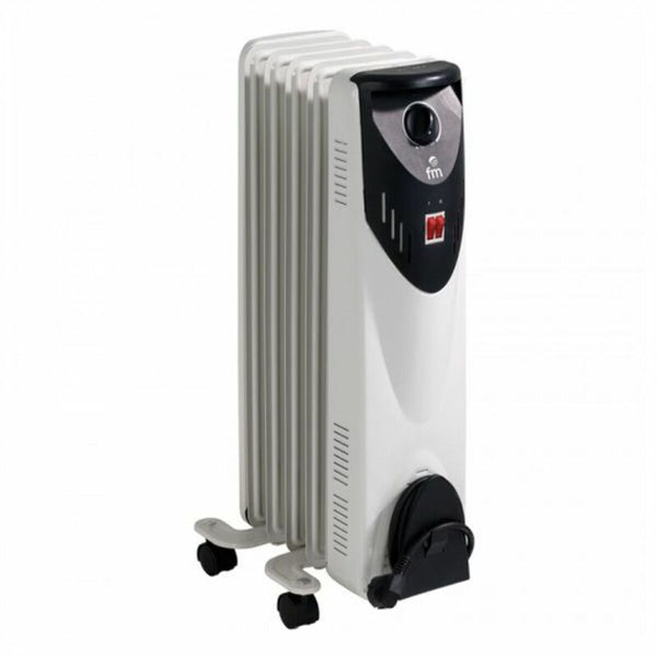 Radiatore a Olio (5 elementi) Grupo FM ‎RW-10 1000W (Ricondizionati B)