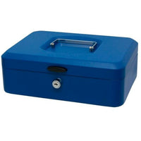 Tresor Bismark 25 x 9 x 17 cm Blau Metall