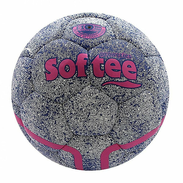 Pallone da Calcio DENIM Softee 80663 Rosa Sintetico (5)