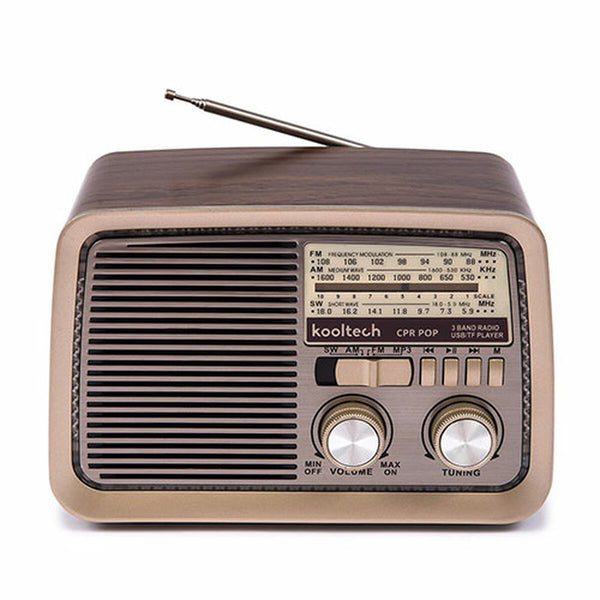 Tragbares Bluetooth-Radio Kooltech CPR POP Vintage