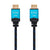 Cavo HDMI NANOCABLE 10.15.3701 V2.0 Nero/Blu 1 m 4K Ultra HD Nero