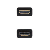 Cavo HDMI NANOCABLE 10.15.3701 V2.0 Nero/Blu 1 m 4K Ultra HD Nero