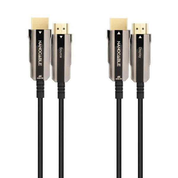 HDMI Kabel NANOCABLE 10.15.2050 50 m 4K Ultra HD 18 gbps Schwarz