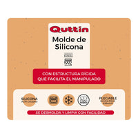 Stampo da Forno Quttin Silicone Rigido (28,5 x 25,5 x 1,8 cm)