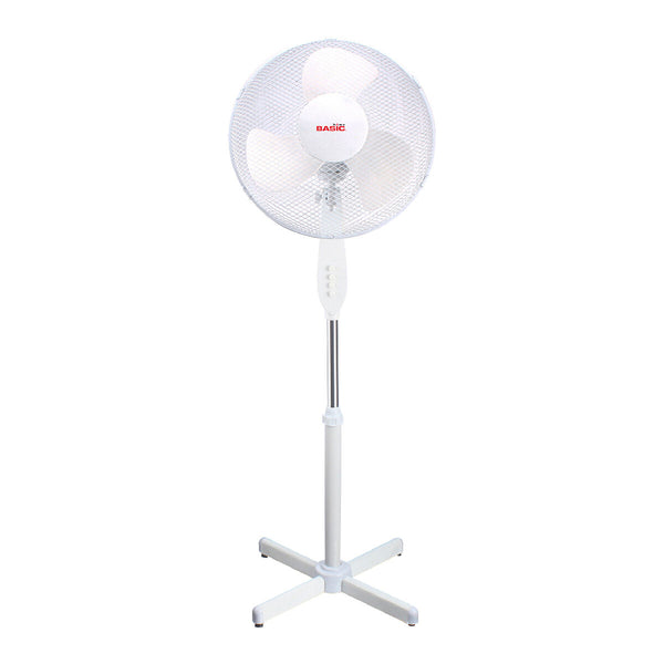 Freistehender Ventilator Basic Home Weiß 40W