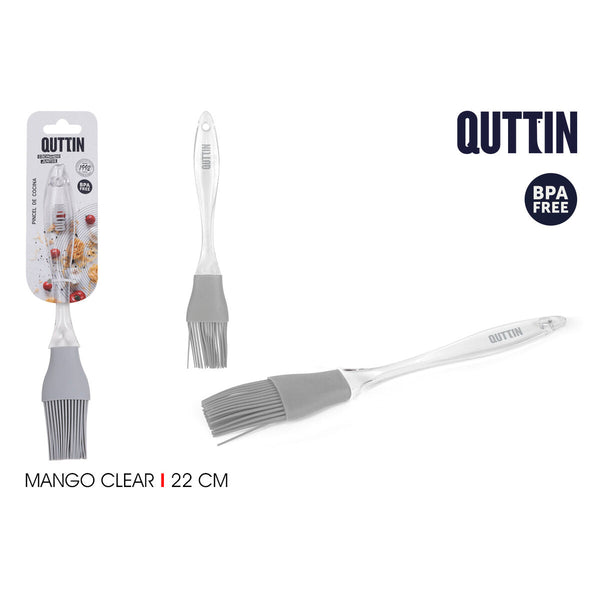 Pennello da Cucina Quttin Clear 24 x 4 x 0,5 cm Silicone