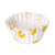 Teglia per Muffin Algon Fiore Giallo Monouso 14 x 2,5 cm 75 Unità