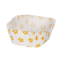 Teglia per Muffin Algon Fiore Giallo Monouso 5 x 5 cm 24 Unità