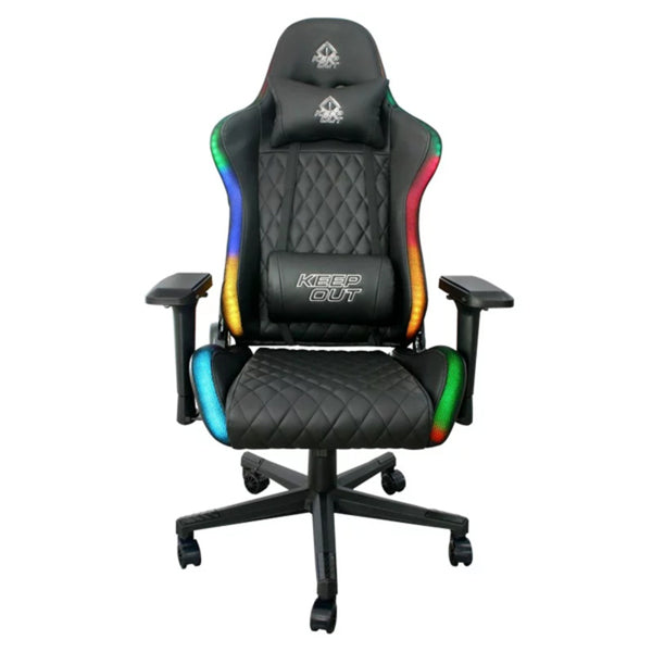 Sedia Gaming KEEP OUT XSPRO-RGB 180º Nero