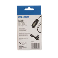 Radio Portatile Digitale ELBE RF96 Nero FM Mini