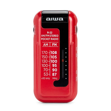 Tragbares Radio Aiwa R22RD ROJO Rot AM/FM Mini