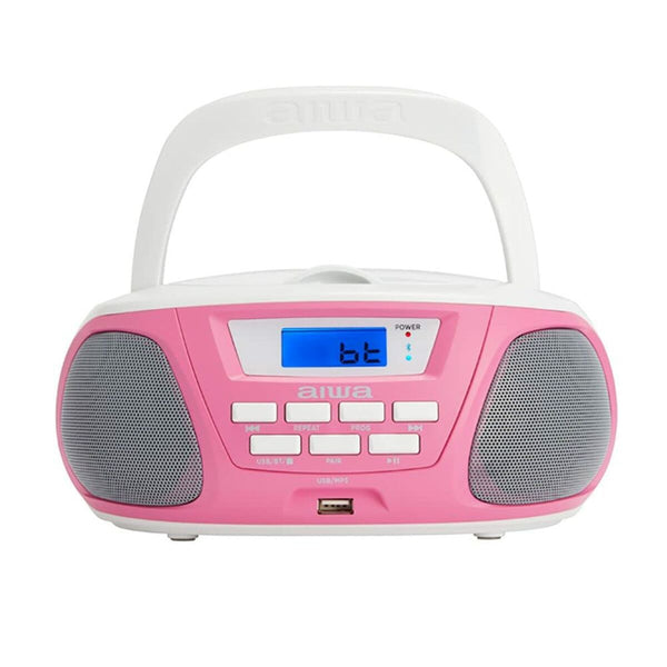 Radio/CD Bluetooth + mp3 Aiwa BBTU300PK    5W Rosa Weiß