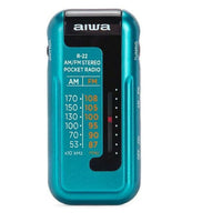 Radio Portatile Aiwa R22TQ Turchese AM/FM